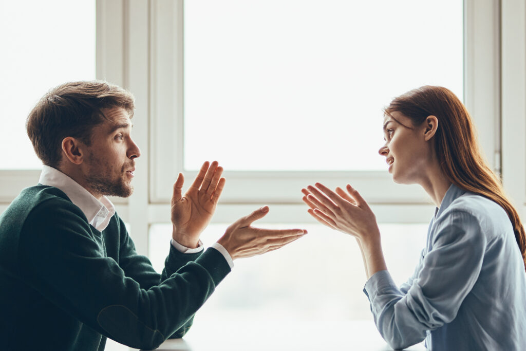 couple arguing