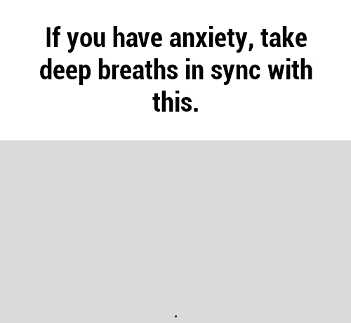 anxiety breath